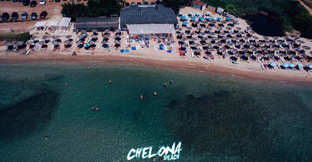 Villa Irini In Sani Сани Бийч Екстериор снимка