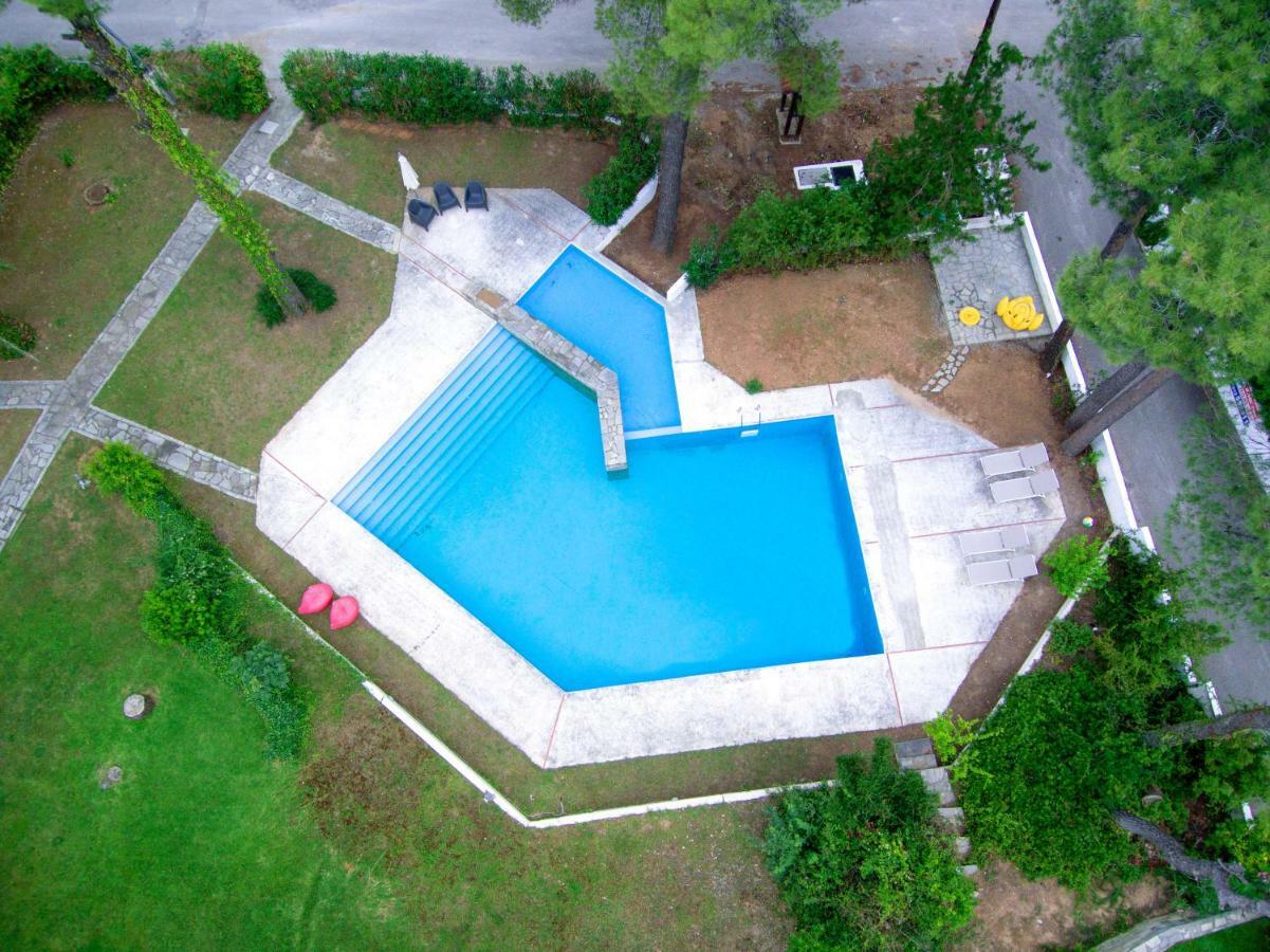 Villa Irini In Sani Сани Бийч Екстериор снимка
